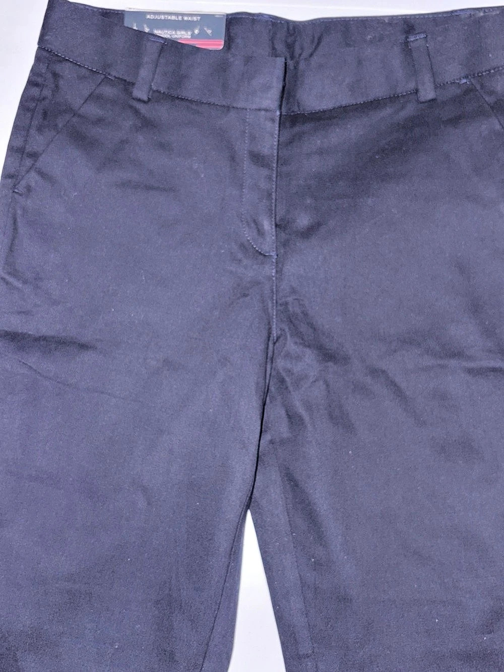 Nautica Girls' School Uniform Pants Blue Girls 14 Regular NWT